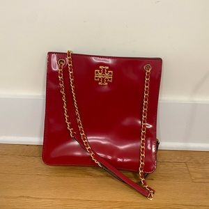 Red Tory Burch Shoulder Bag